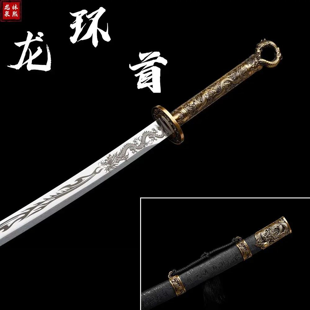 龙泉唐横刀环首刀：复古风范+实用美学，收藏级刀具的魅力无法抵挡！-剑