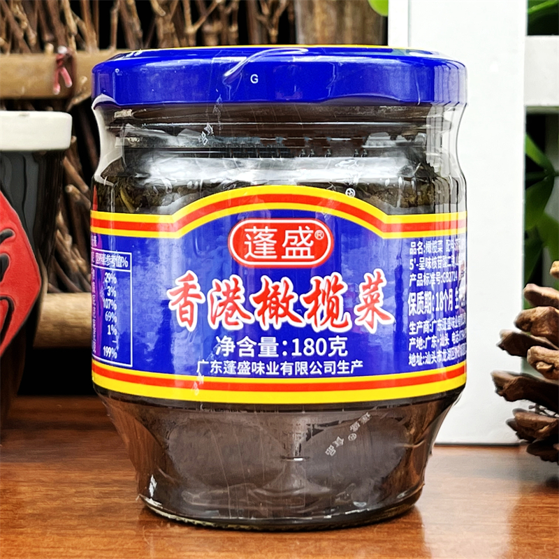 6 bottles of Chao Shan Pungsheng Hong Kong olive dish 180g of meals with sauce taste pickled