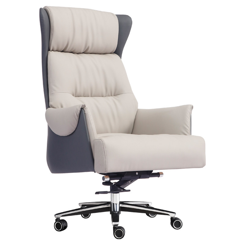 Boss Chair Bull Leather Large Class Chair Long Sitting Comfort Office Chair Can Lie Modern Minimalist Computer Chair Home Lift Swivel Chair