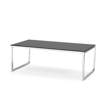 Office sofa coffee table combination business coffee table Nordic simple modern glass coffee table 5079-otuy