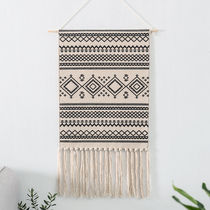Light Rice Home Nordic Cotton Linen Handcrafted Tapestry With Streaming Suminku Apartment Wind Wall Decorated Wall Tapestries