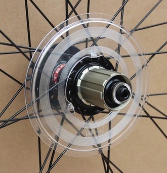 Dahang folding car original flywheel guard plate mountain bike flywheel bed bag rear wheel plastic plate anti-off-chain cover steel wire