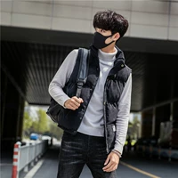 Vest nam mùa thu đông dày xuống áo khoác cotton mùa đông áo khoác đôi trẻ trung Hàn Quốc xu hướng vest vest đẹp gile vest