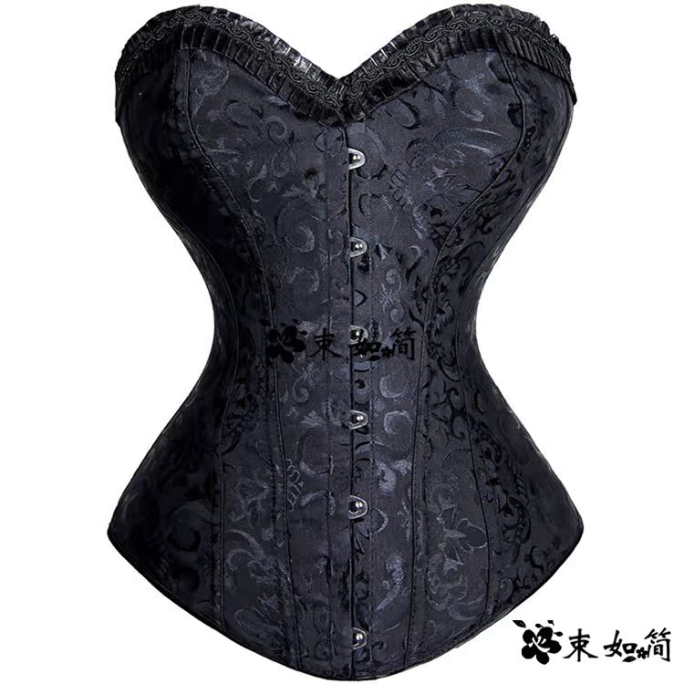 Đồ lót đám cưới đầy đủ xoắn ốc thép corset corset bụng corset cơ thể định hình đồ lót tòa án corset đồ lót phụ nữ