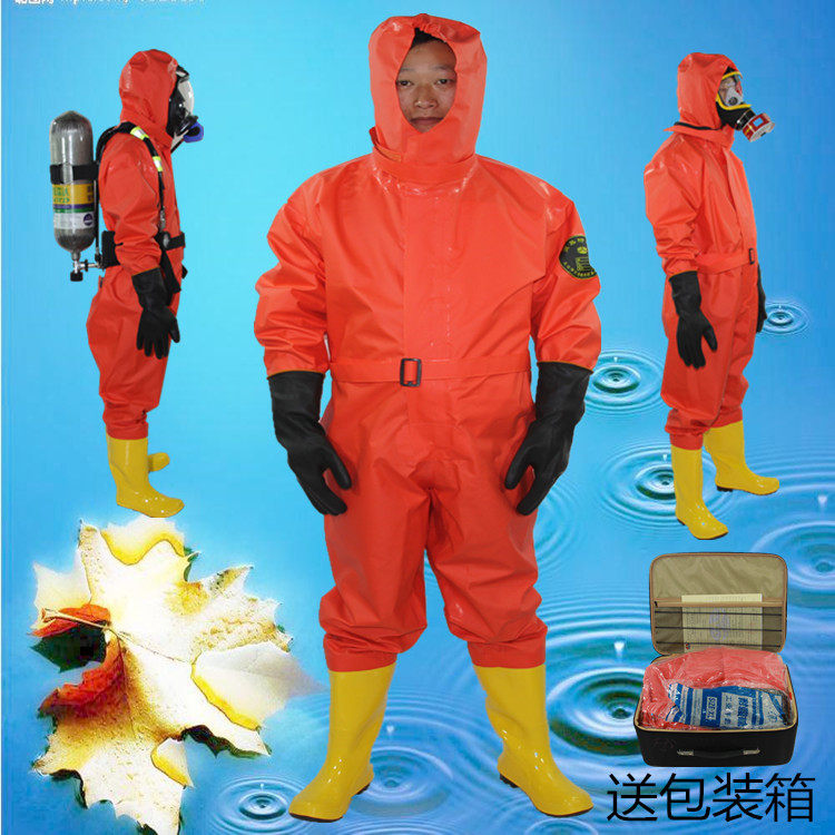 Light semi-sealed chemical protective clothing Ammonia protective clothing Liquid ammonia chemical protective clothing Acid and alkali resistant chemical protective clothing Even body chemical protective clothing