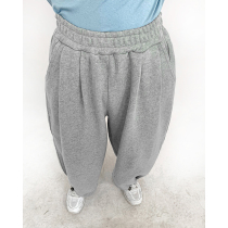 Race lazy gray velvet sports casual pants womens 2020 new autumn and winter drawstring pants loose thin wild pants