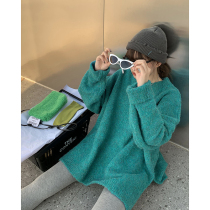 Sai Xiao lazy sweater womens 2020 new autumn and winter casual loose round neck long-sleeved top wild base sweater