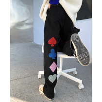 Sai Xiaolao 2021 new design sense of public jeans women loose straight high waist wide leg pants tide ins high street