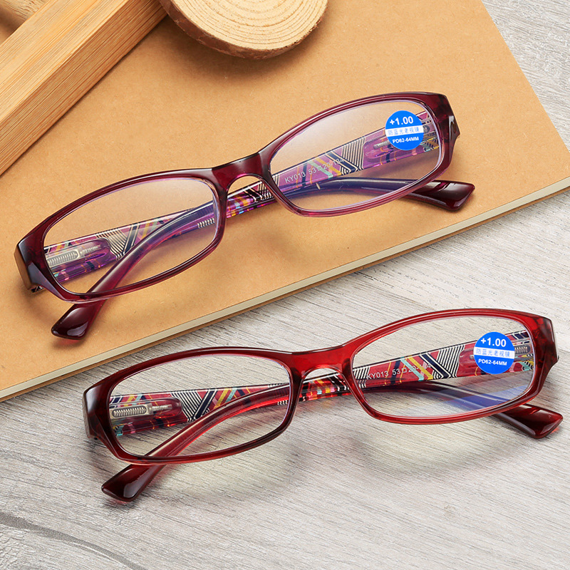 Anti-blue light old flower glasses female play mobile phone anti-fatigue and radiation protection comfort ultra-light portable high-definition elderly old light glasses