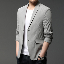2022 - The new suit men middle - aged business leisure Single West fashion trend small suit coat