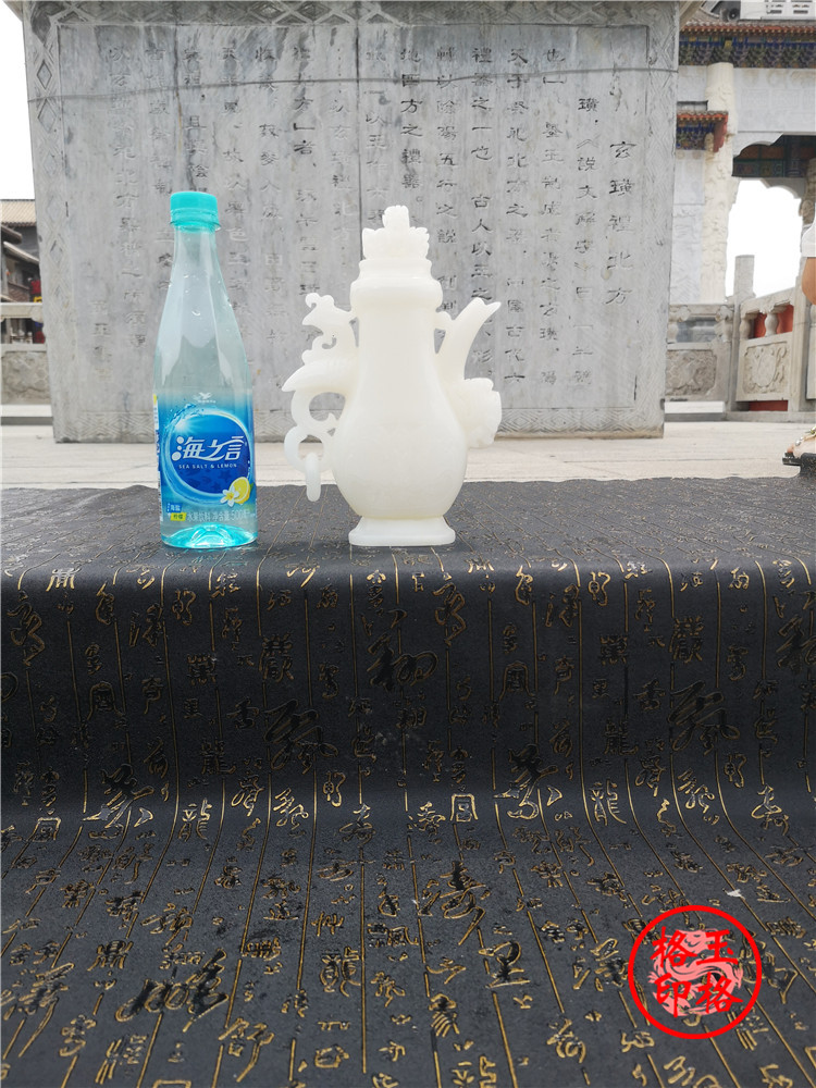 Natural White Jade Decorative Vase Living Room Office Decoration Fragrant Lavender Collection Feng Shui Custom Large Number Vases