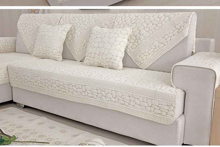 Cotton vải sofa đệm bốn mùa phổ quát châu Âu đệm mùa đông sofa khăn tay vịn bọc ghế sofa của Trung Quốc bao gồm tất cả - Ghế đệm / đệm Sofa thảm lót sofa