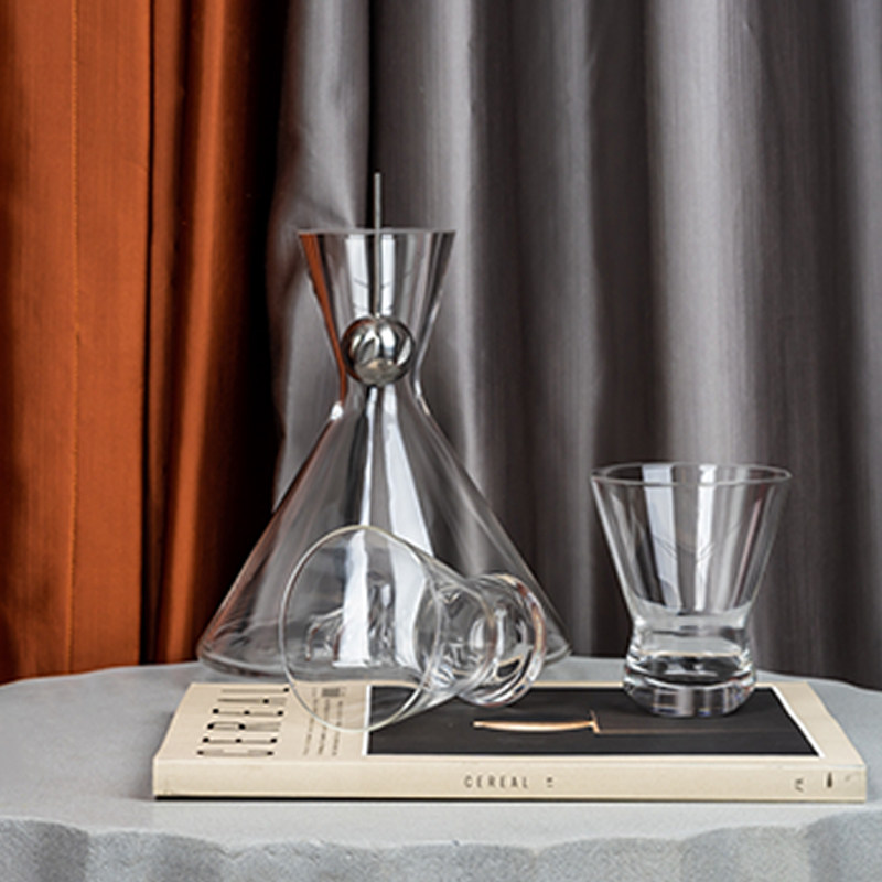 Sky Time Transparent Glass glass bottle set modern simple modem househousehome décor decorative parts