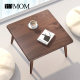 Medieval small side table tall style Internet celebrity designer wabi-sabi style B&B low tea table tatami low table side table black walnut