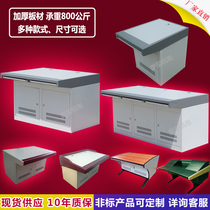 Factory direct monitoring console assembly double LCD console full wooden countertop