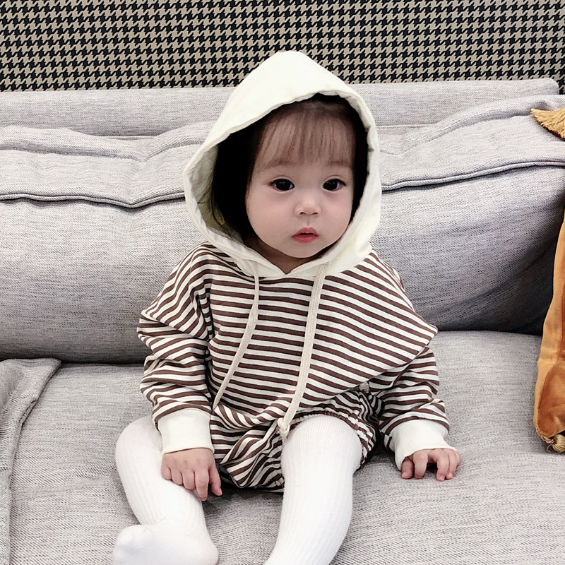 ins exploits 2022 spring autumn baby streaks thickened Even hat sportswear male and female baby bag farting baby even up for climbing