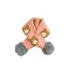 Ins autumn and winter Korean baby cute bear knitted fur ball scarf baby versatile warm going out woolen scarf