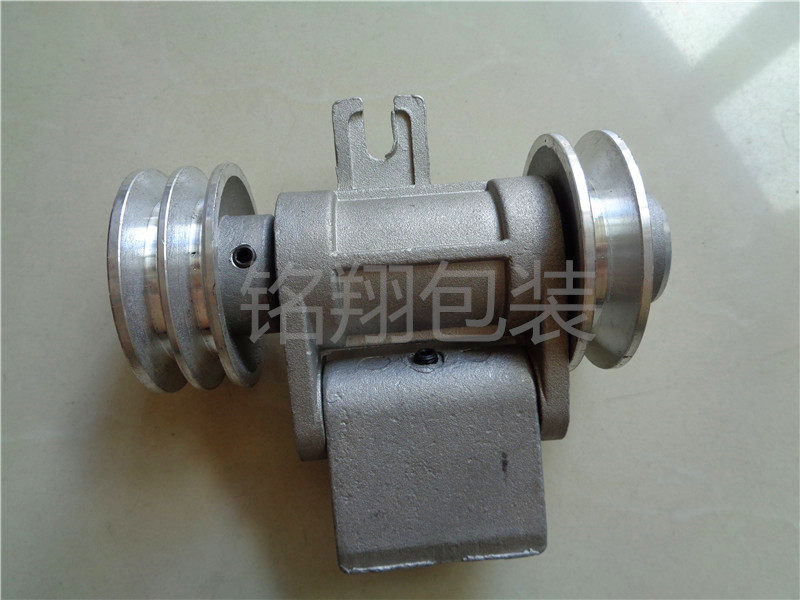 Semi-automatic packaging machine accessories bundle packaging machine transmission frame assembly belt wheel land component new aluminum iron