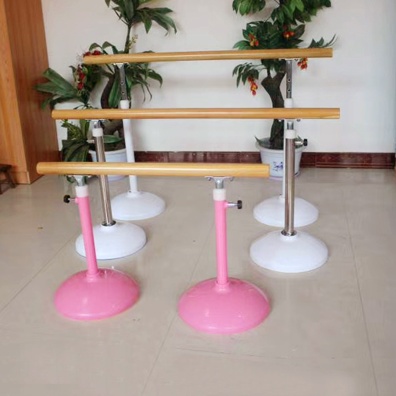 Children's adult dance classroom to dry the family leg press rod adjustable lift double-layer mobile dance bar