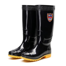 Deep tube rain boots mens water shoes water boots non-slip waterproof high water shoes fishing plastic sleeve shoes labor protection rubber shoes