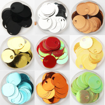 Large hole sequins 20-25-30mm hanging piece DIY handmade shoes and hats decorative materials dance suit beads