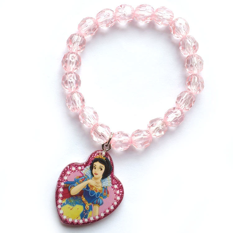KT Cat Minnie Snow Love Aish Sufi Princess Phim hoạt hình Nữ Mặt dây chuyền trẻ em Vòng tay Baby Pony Bracelet - Vòng đeo tay Cuff