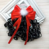 Детский парик, аксессуар для волос, кудрявый милый хвостик, заколка для волос с бантиком для принцессы