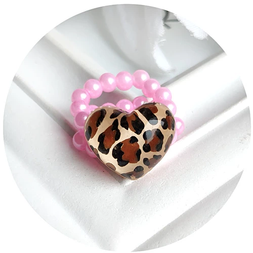 Мультяшное детское кольцо для принцессы, детские бусины