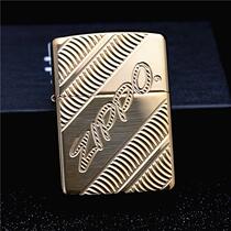 American Original zippo Zipo Lighter Pure Copper Armor ZIPPO Logo Ripple Reflection 29625