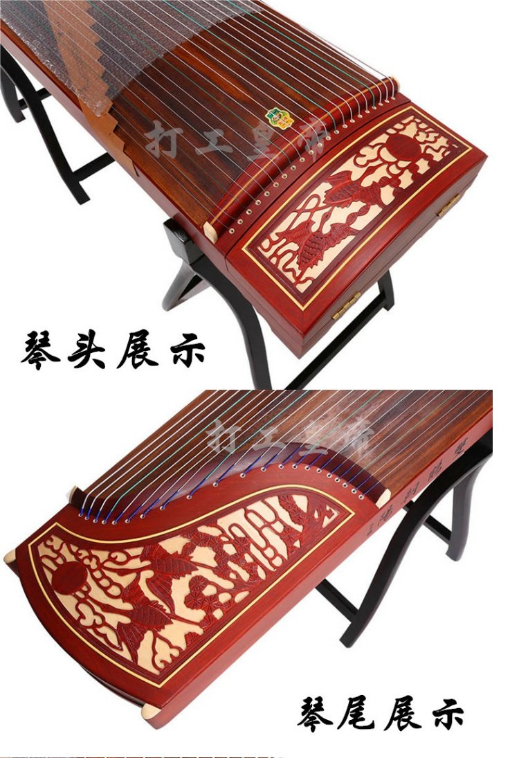Đôn Hoàng Thương hiệu 696D Cần cẩu đôi Chaoyang Dunhuang Guzheng Non-Sanmu Nhà máy nhạc cụ quốc gia Thượng Hải sáo trúc