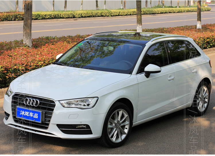 A3 hành lý giá gốc hợp kim nhôm đánh bóng hồ sơ dày trong nước không có miếng bọt biển bán hatchback Audi A3 mái giá