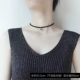 Công chúa cổ sinh viên xương đòn hoang dã thời trang gợi cảm Sen vòng cổ đeo cổ trang sức cô gái chuỗi đen