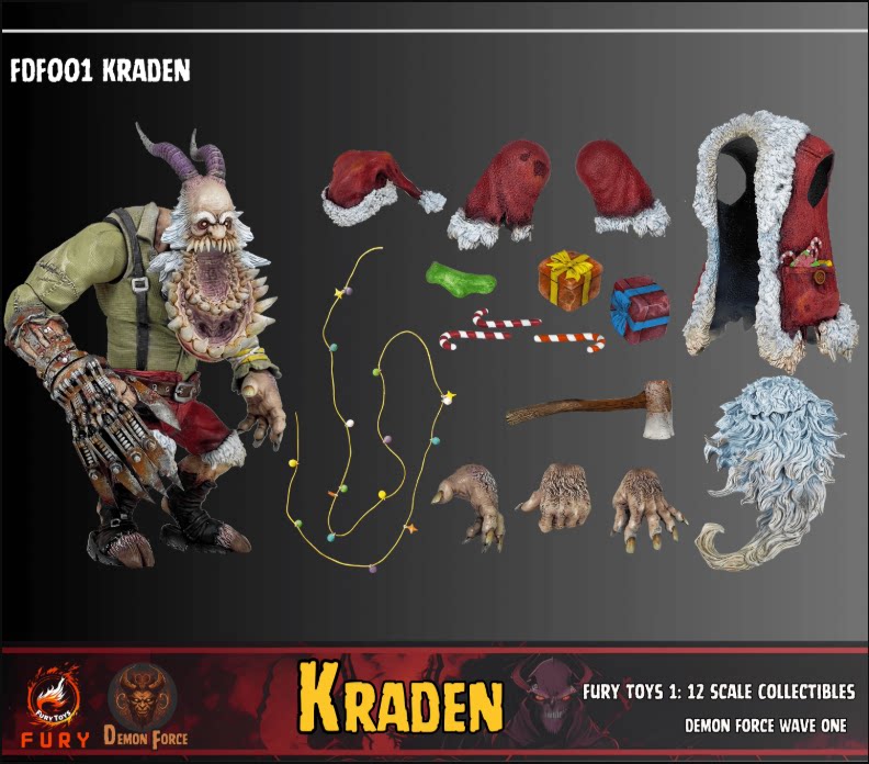 FURY TOYS Dickens Santa Claus:Kraden《Demonic Power》1/12 Scale