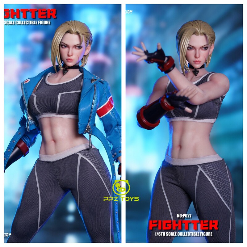 Play Toy 1/6 Movable Female Figure Fighting Female Warrior 6Th Generation P027 Jaimi in Stock