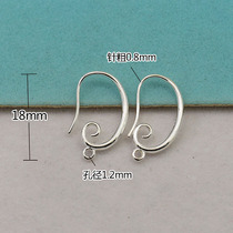 925 Silver Ear Hook Advanced Sensation Ear Accessories 2020 New 100 Hitch Temperament Wave European And European Ear Hook Diy Hand Accessories