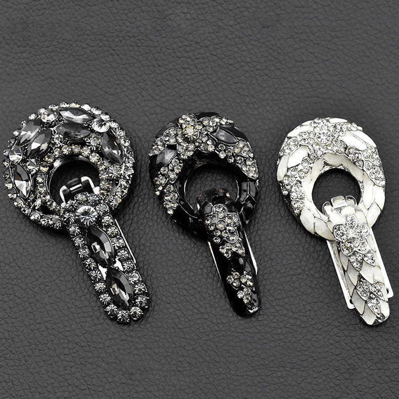 Mink buckle Diamond buckle Mink coat buckle Collar buckle Duckbill buckle Diamond buckle Decorative fur buckle buckle