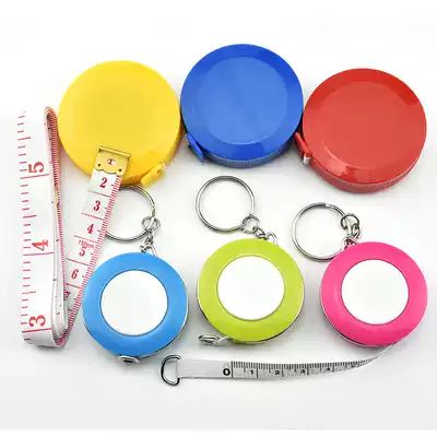 Measuring clothes Soft ruler Tool ruler foot Mini measuring clothes ruler Waist ruler Measurements ruler Multi-function small tape measure 1 meter 5