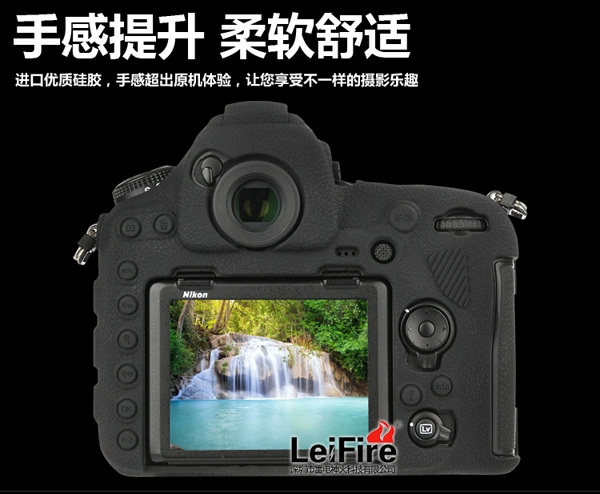 Nikon D850 Camera Case Silicone Case chống bụi chống va chạm trường hợp D850 trượt silicone - Phụ kiện máy ảnh kỹ thuật số túi camera