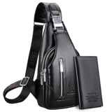 Кенгуру, нагрудная сумка, сумка через плечо, портативная сумка на одно плечо, из натуральной кожи, городской стиль