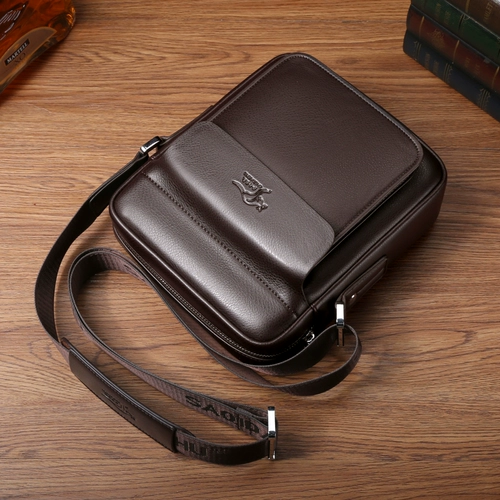 萨奇袋鼠 Сумка на одно плечо, вместительный и большой ремешок для сумки для отдыха, из натуральной кожи