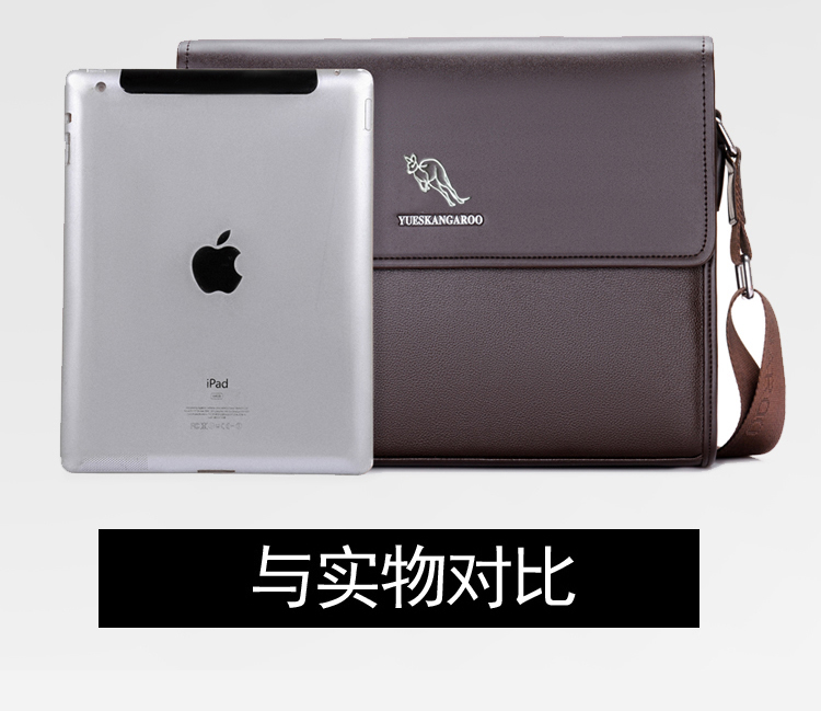 Yuesen Kangaroo Túi nam cho nam Túi đeo vai Messenger Túi da Túi nam - Túi của con người túi christian dior