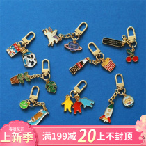 Dailly Like Korea Creativity Cute Cartoon Creative Key Button Pendant Key Circle Girl Bag Hang Accessories