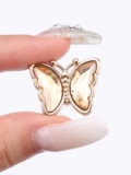 Pingguowu Metal Butterfly Butting Butting Sewing Hand Color Button