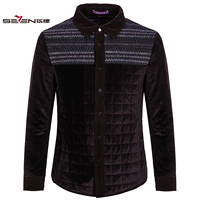 Áo khoác cotton nam ấm áp và giản dị mùa đông dành cho giới trẻ áo khoác jean nam