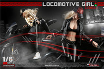 Fire Girl Toys 1 6 FG051 Trendy Motorcycle Girl Leather Suit Ready Stock
