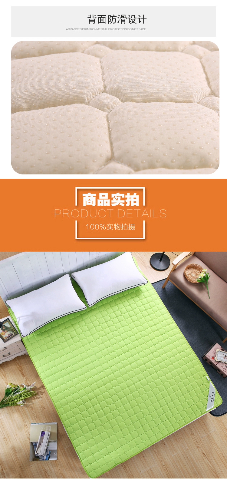 Giường nệm 1,8m giường 1,5m giường sinh viên kinh tế ký túc xá 0,9 m Giường Simmons đệm lót đơn