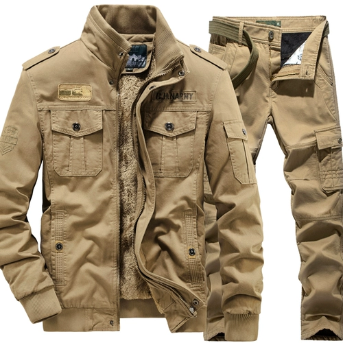 Утепленный хлопковый износостойкий дорожный комплект для работы