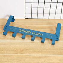 Door rear hook storage rack wall mount nail-free door upper back hanger clothes door hanging strong hook storage rack