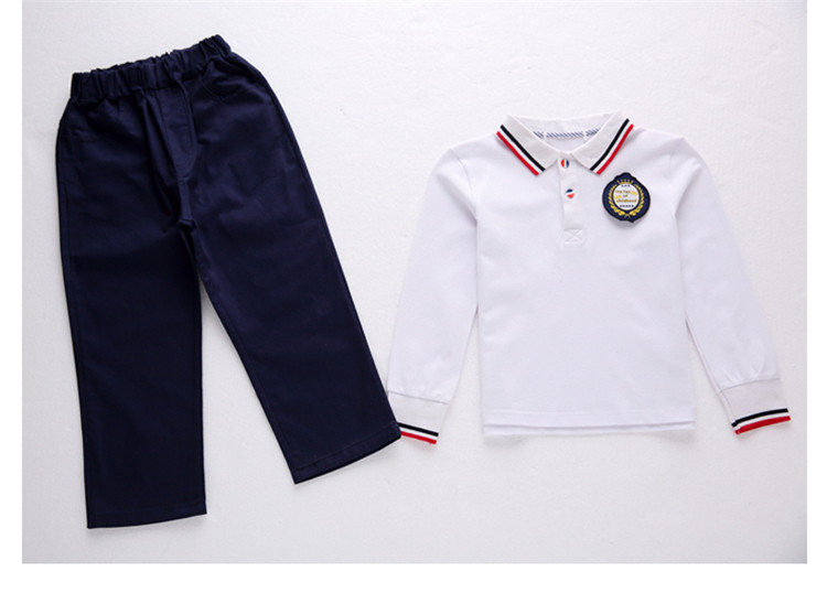 товар из китая 小学生英伦风校服幼儿园园服运动会班服团体服儿童春秋套装表演服