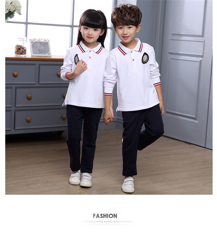 товар из китая 小学生英伦风校服幼儿园园服运动会班服团体服儿童春秋套装表演服